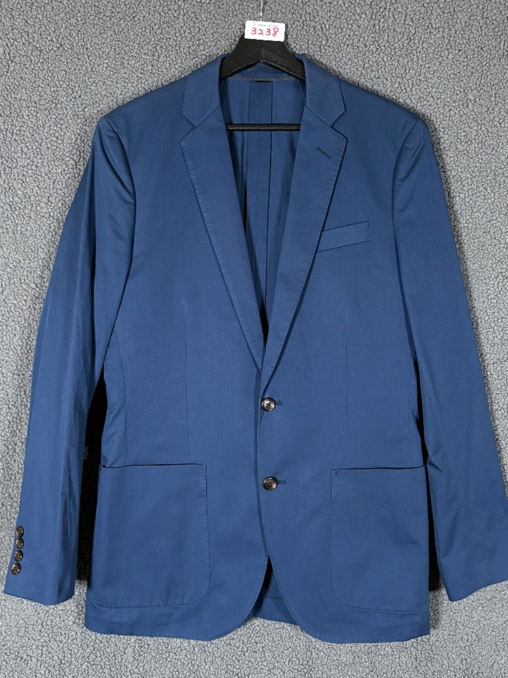 J Crew Ludlow Cotton Sport Coat Blazer - Men's Size 36R - Blue